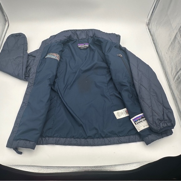 Patagonia kids size 10 Nano puff jacket coat boy girl unisex diamond quilt - Picture 12 of 12